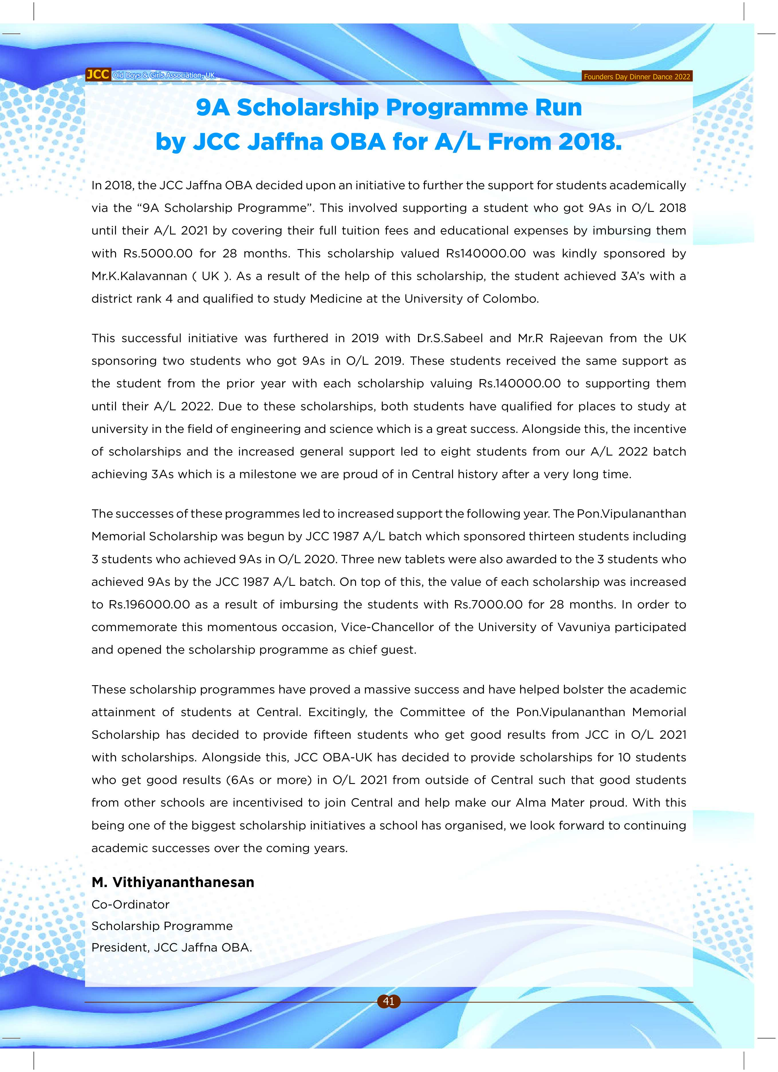 JCC OBA UK Newsletter - 2022 Page 40